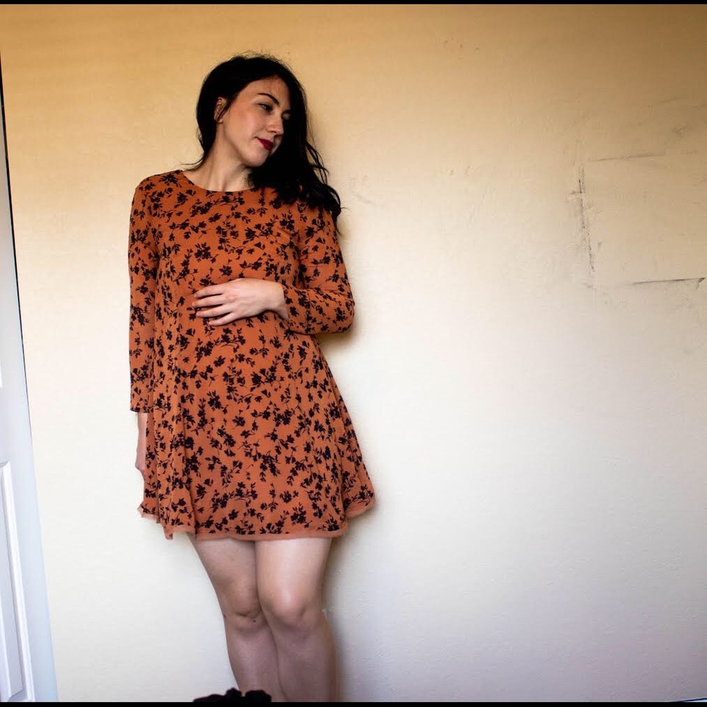 Urban outfitters mini dress sleeves